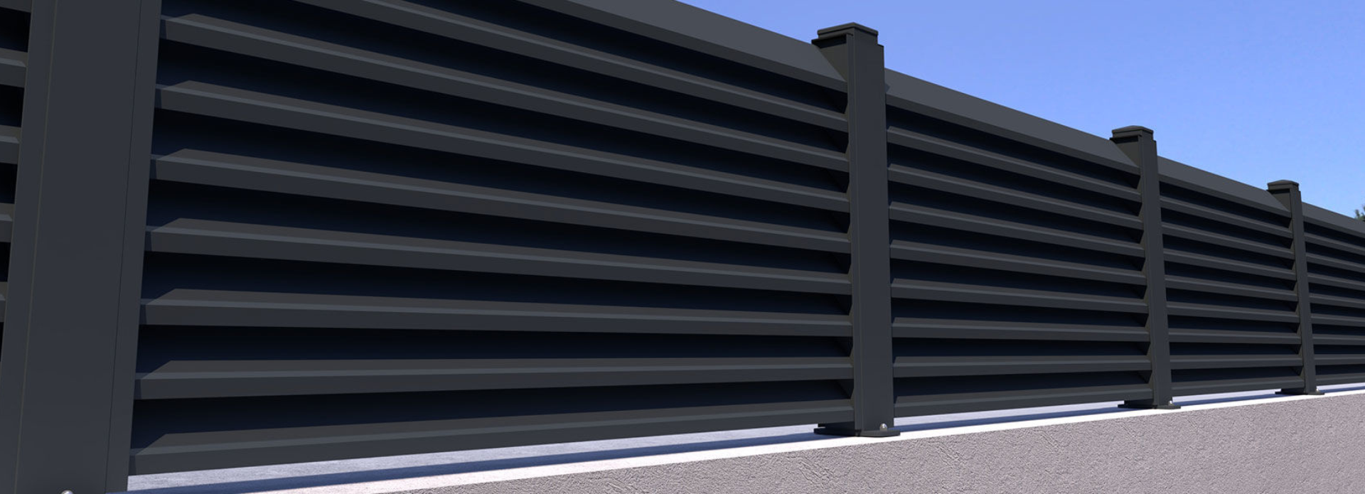 Cloture aluminium